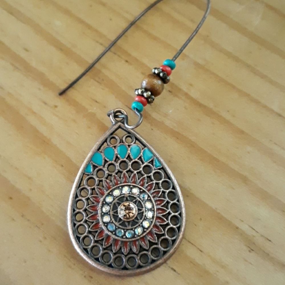 Jeweled Boho Earrings - Picture 2 of 6